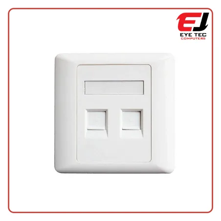 Cat5 Double Faceplate