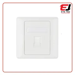 RJ45 Single Face Plate