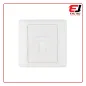 RJ45 Single Face Plate