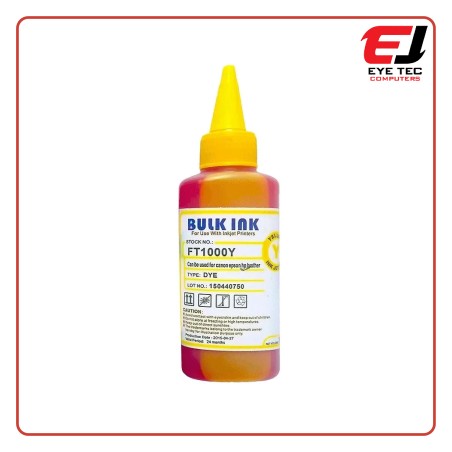 Bulk Ink FT1000BK Yellow