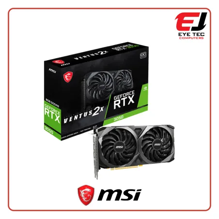 MSI GeForce RTX™ 3050 VENTUS 2X 8G OC 8GB GDDR6 Graphic Card