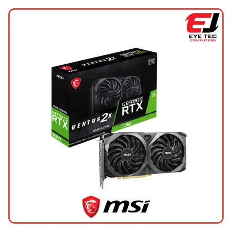 MSI GeForce RTX™ 3060 VENTUS 2X 12G OC 12GB GDDR6 Graphic Card