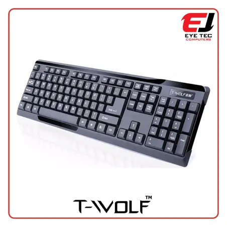 T-WOLF TF100 Wireless Keyboard & Mouse Combo