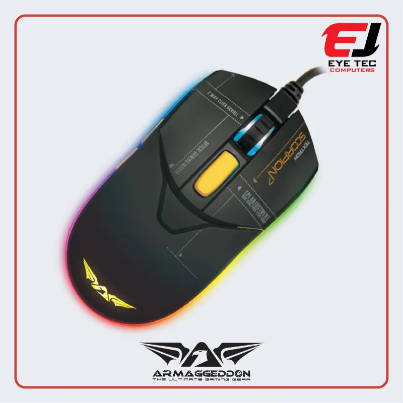 ARMAGGEDDON SCORPION 7 RGB Gaming Mouse