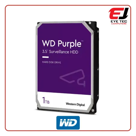 WD PURPLE 1TB 2TB 3.5" Surveillance Hard Drive