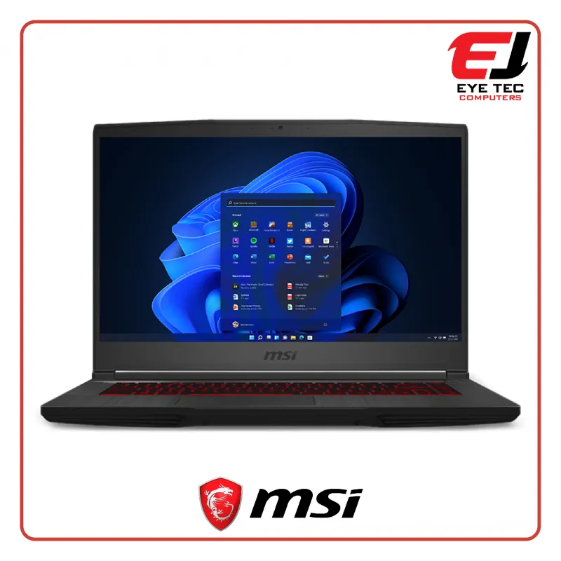 MSI GF65 THIN 10UE Intel Core i7 10750H 8GB RAM 512GB SSD GeForce RTX3060 6GB VGA Gaming Laptop