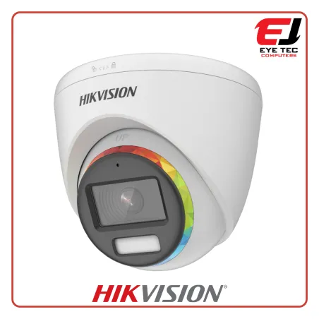 Hikvision DS-2CE72DF8T-FSLN 1080P 2MP 40m ColorVu HD Outdoor Audio Turret Camera