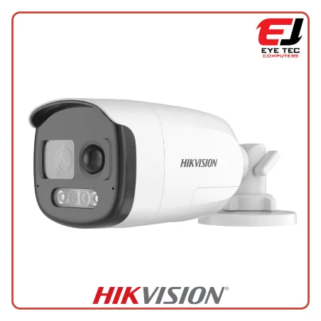 Hikvision DS-2CE12DF3T-PIRXOS 1080p 2MP 40m ColorVu PIR Siren Audio Fixed Bullet Camera