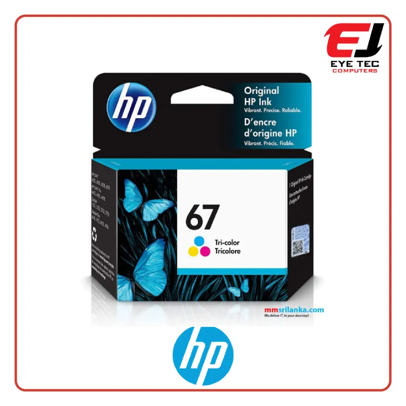 HP 67 TriColor Original Ink Cartridge