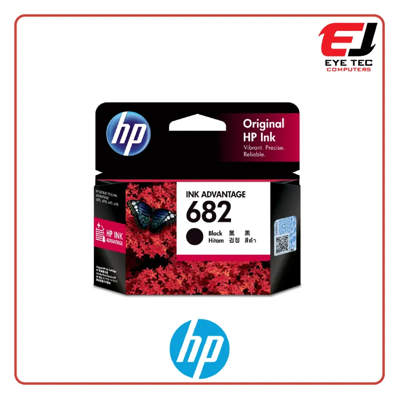 HP 682 Black Original Ink Cartridge