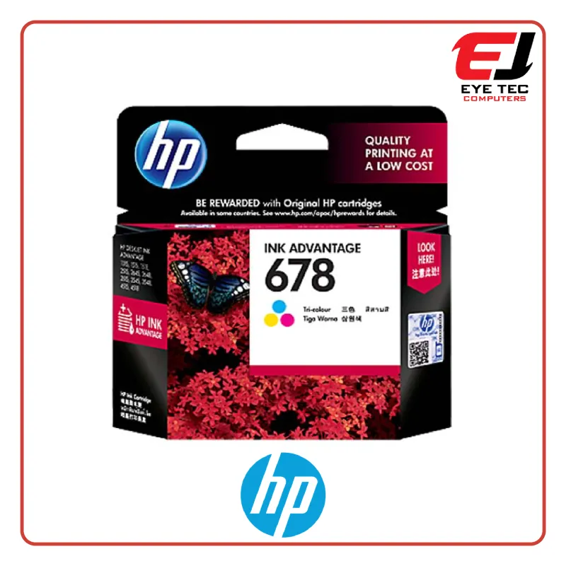 HP 678 TriColor Original Ink Cartridge