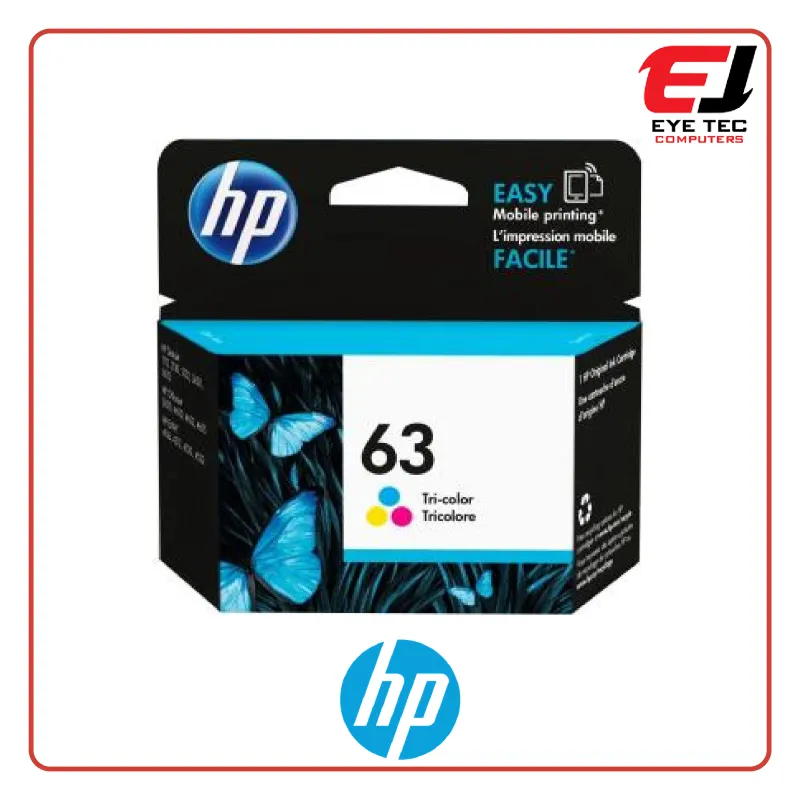 HP 63 TriColor Original Ink Cartridge