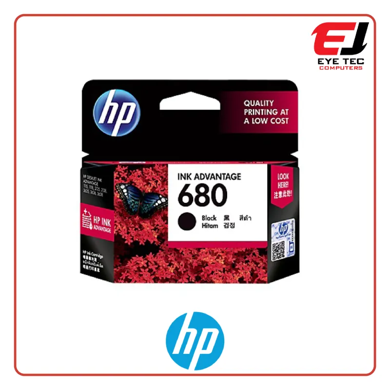 HP 680 Black Original Ink Cartridge