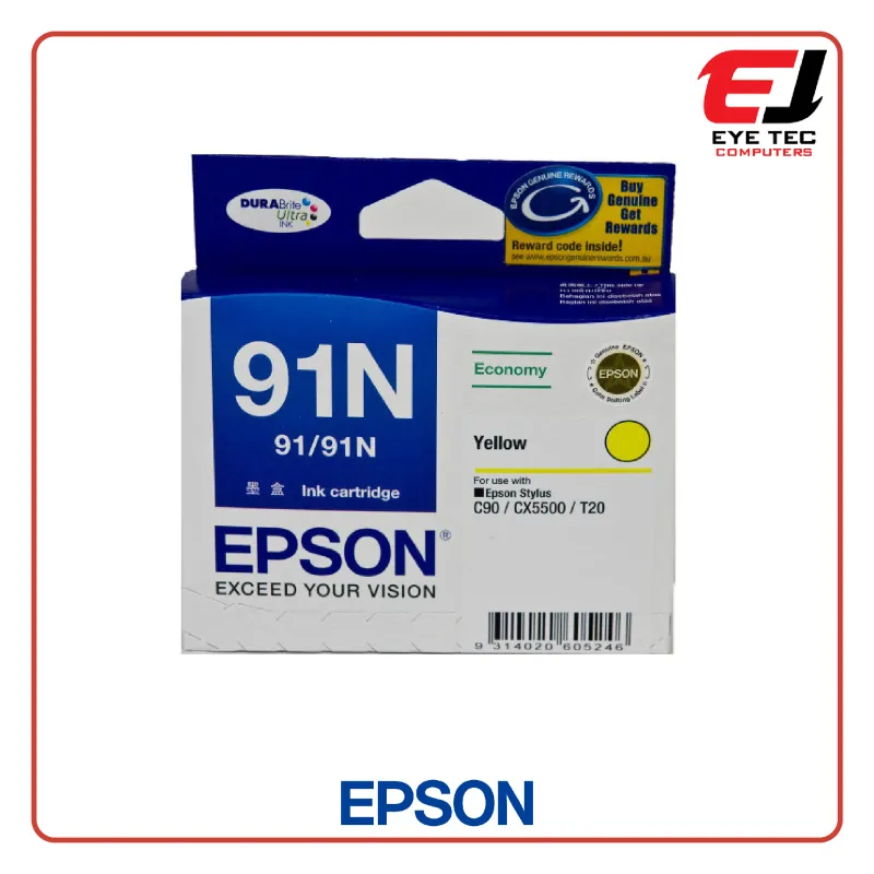 Epson 91N Yellow Original Cartridge