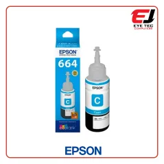 Epson T-664-2 Cyan Original Ink Bottle