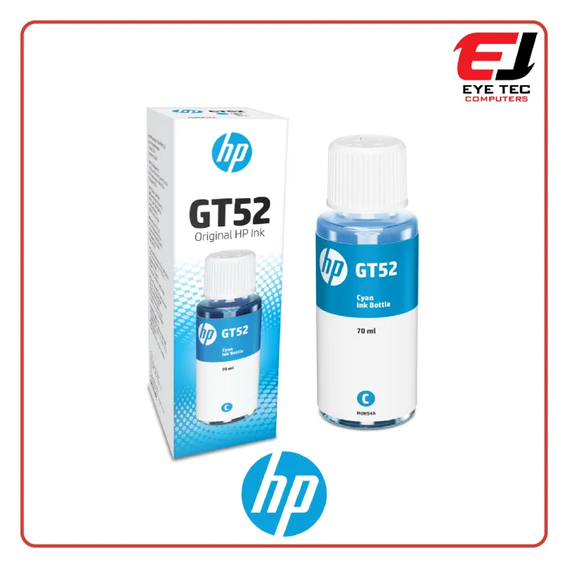 HP GT 52 Cyan Original Ink Bottle