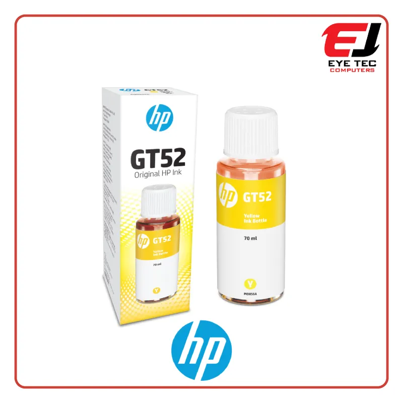 HP GT 52 Yellow Original Ink Bottle