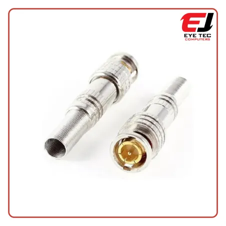 BNC Male Pin Connector With Metal Cap