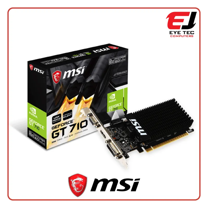 MSI GT 710 2GD3H LP 2GB DDR3 Graphic Card