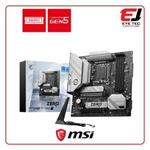 MSI B760M PROJECT ZERO DDR5 MOTHERBOARD