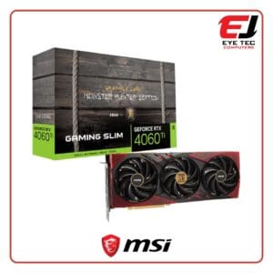 MSI RTX 4060 TI 8G X GC30 MONSTER HUNTER EDITION GRAPHICS CARD