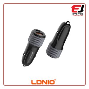 LDNIO C510Q 36W Dual USB Ports Fast Car Charger - Genuine
